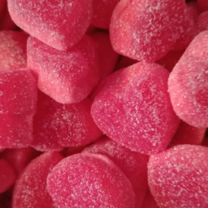 Corazón de fresa relleno